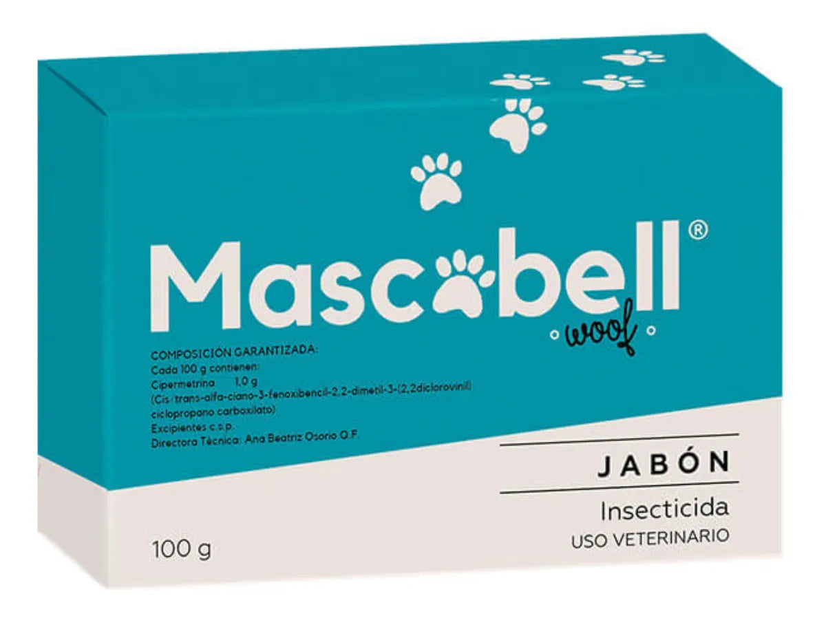 Jabón En Barra Para Perros Anti Pulgas Mascobell X 100gr