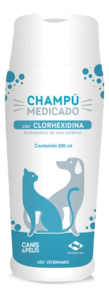Champu - Shampoo Medicado Para Perros Y Gatos (200ml)