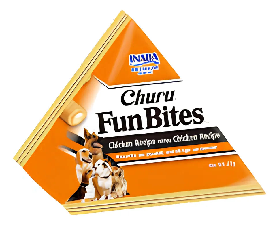 Inaba Churu Fun Bites Dog, Snack Para Perros Pack De 6 Naran