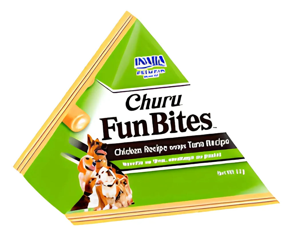 Inaba Churu Fun Bites Dog, Snack Para Perros Pack De 6 Verde