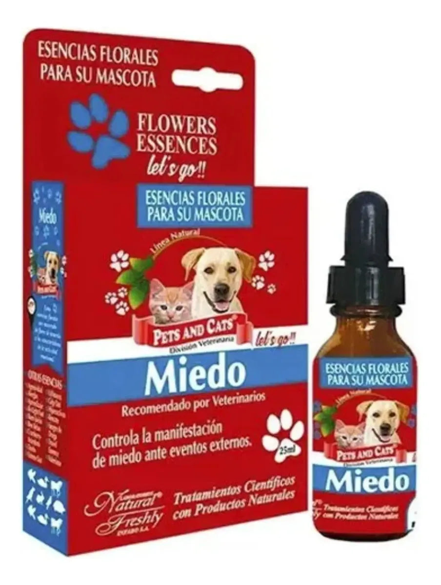 Esencia Miedo Para Mascotas (natural Freshly) X 25 Ml