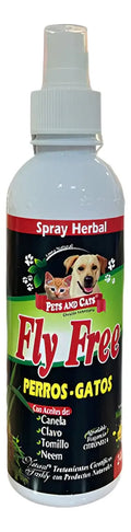 Spray Antipulgas Perros Y Gatos Color Blanco