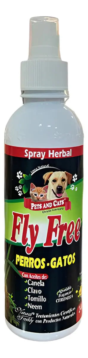 Spray Antipulgas Perros Y Gatos Color Blanco