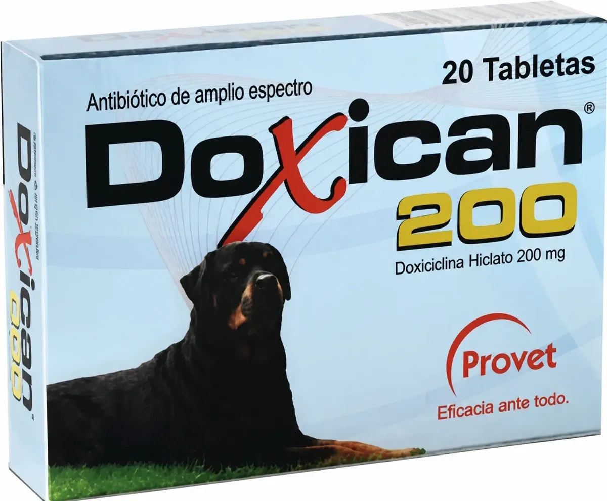 Doxican Antibiotico Perros Gatos 200mg