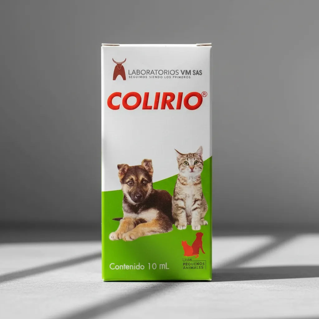 Colirio Oftalmico Veterinario Vm 10ml Para Perros Y Gatos Ya