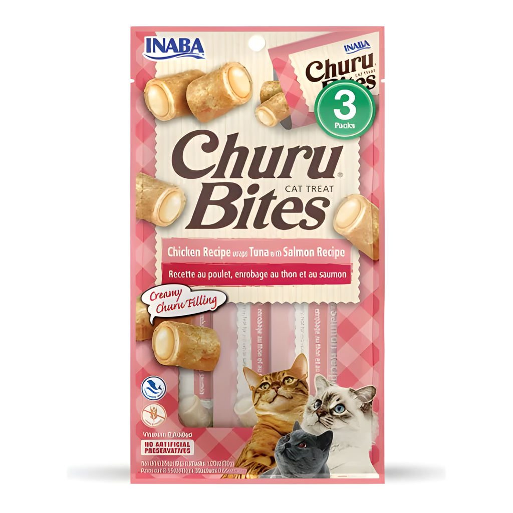 Snack Churu Bites para Gato, Pack de 3