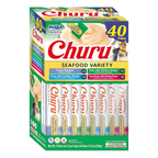 Snack Cremoso Churu Seafood variety, 40 tubitos