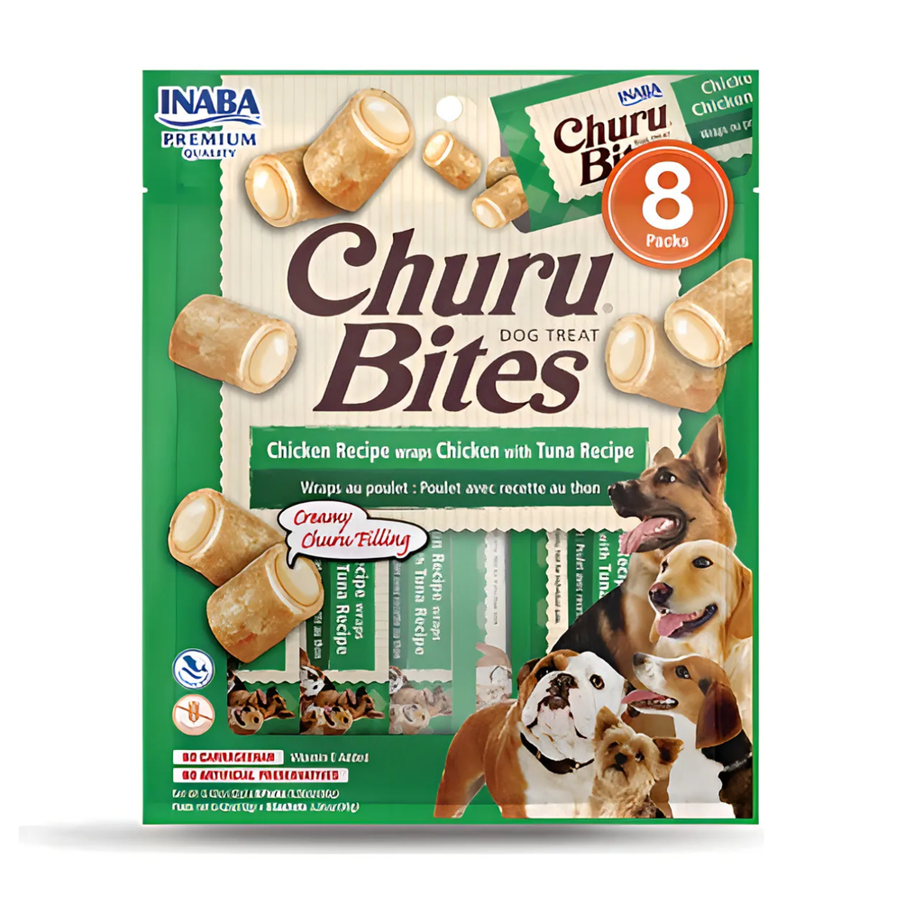 Snack Churu Bites para Perros, Pack de 8