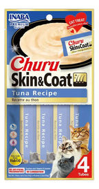 Inaba Cat Snack Churu - Skin & Coat Tuna Recipe 56g