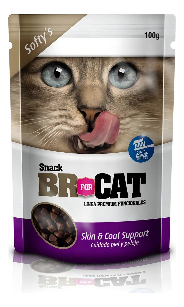 BR for Cat Snack Gato Cuidado Piel Pelaje Mix 100g