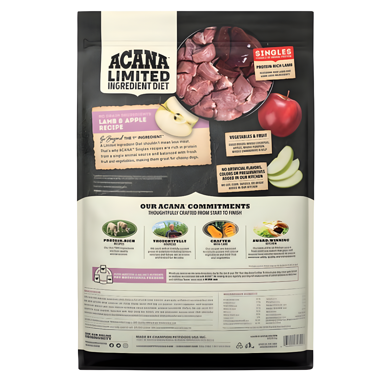 Acana Lamb & Apple, Alimento seco para Perros