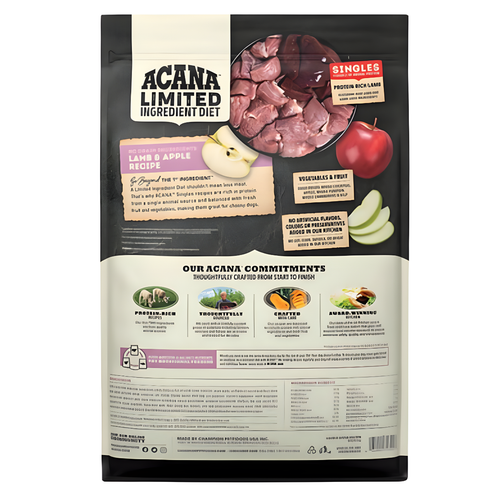 Acana Lamb & Apple, Alimento seco para Perros