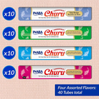 Snack Cremoso Churu Seafood variety, 40 tubitos