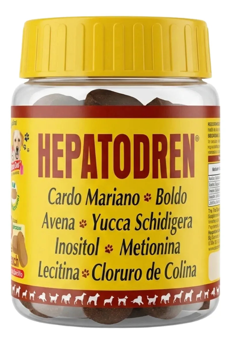Hepatodren Hígado Pet And Cat Suplemento Nf X 60 Galletas