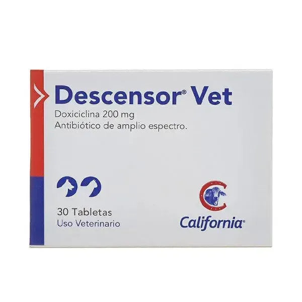 Descensor Vet Caja 30 Tabletas Perros Gatos