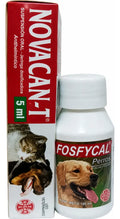 Fosfycal Vicar 120 Ml Vitaminas + Novacan Desparasitante 5ml
