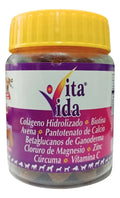 Natural Freshly Vita Vida Vital Crunch Colágeno Hidrolizado Perros Gatos Arándano 60