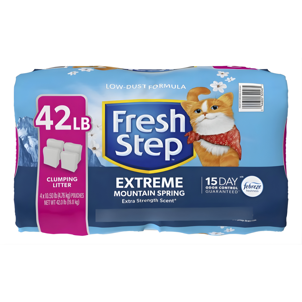 Fresh Step Arena para Gatos Control de Olores con Fragancia 4 Unidades / 19 kg / 42 lb