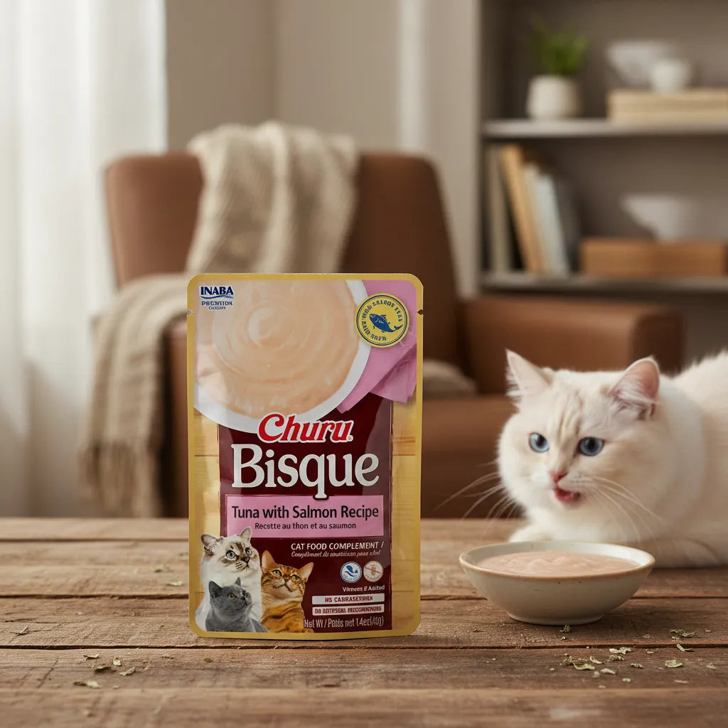 Churu Bisque Cat Tuna Salmon 40g