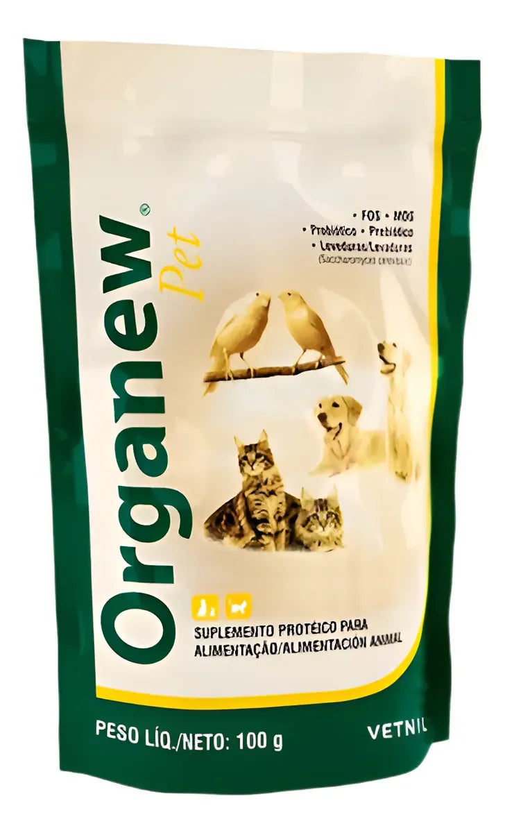 Suplemento Organew Pet 100 Gr (probiótico/prebiótico)