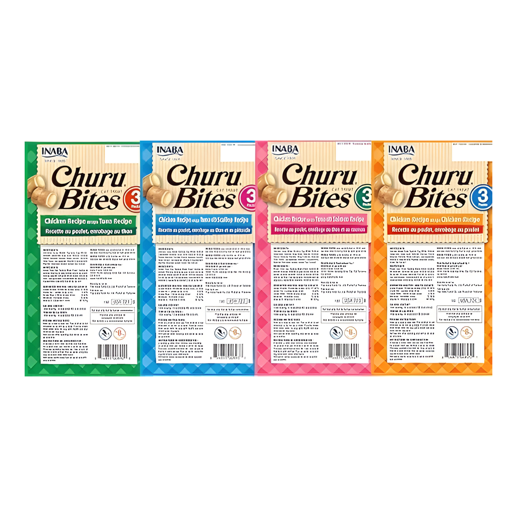Snack Churu Bites para Gato, Pack de 3