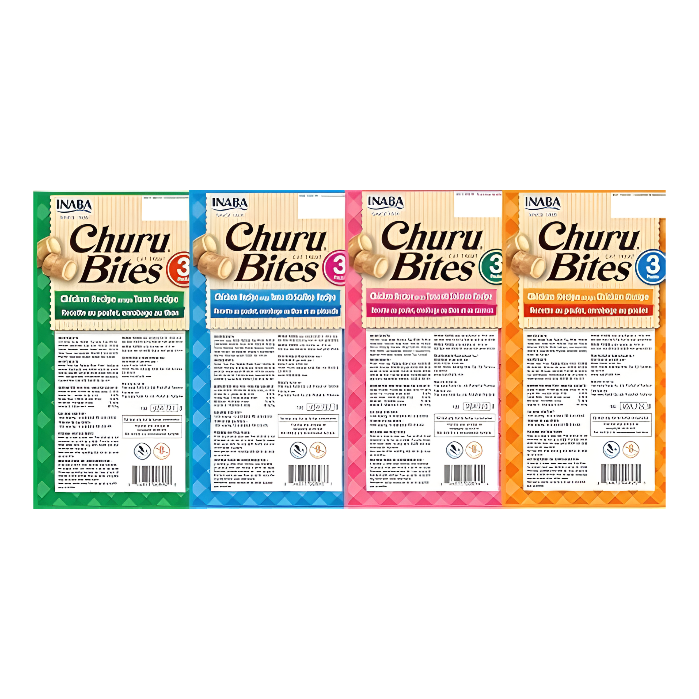 Snack Churu Bites para Gato, Pack de 3