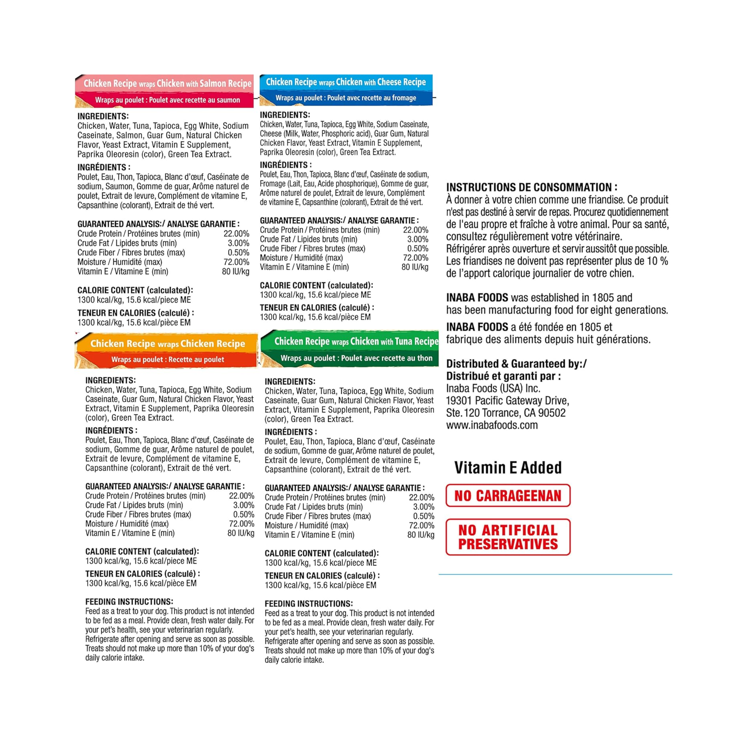 Snack Churu Bites para Perros, Pack de 8