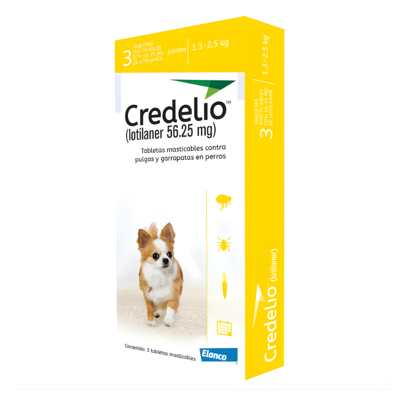 Credelio - Perros de 1,3 - 2,25 kg