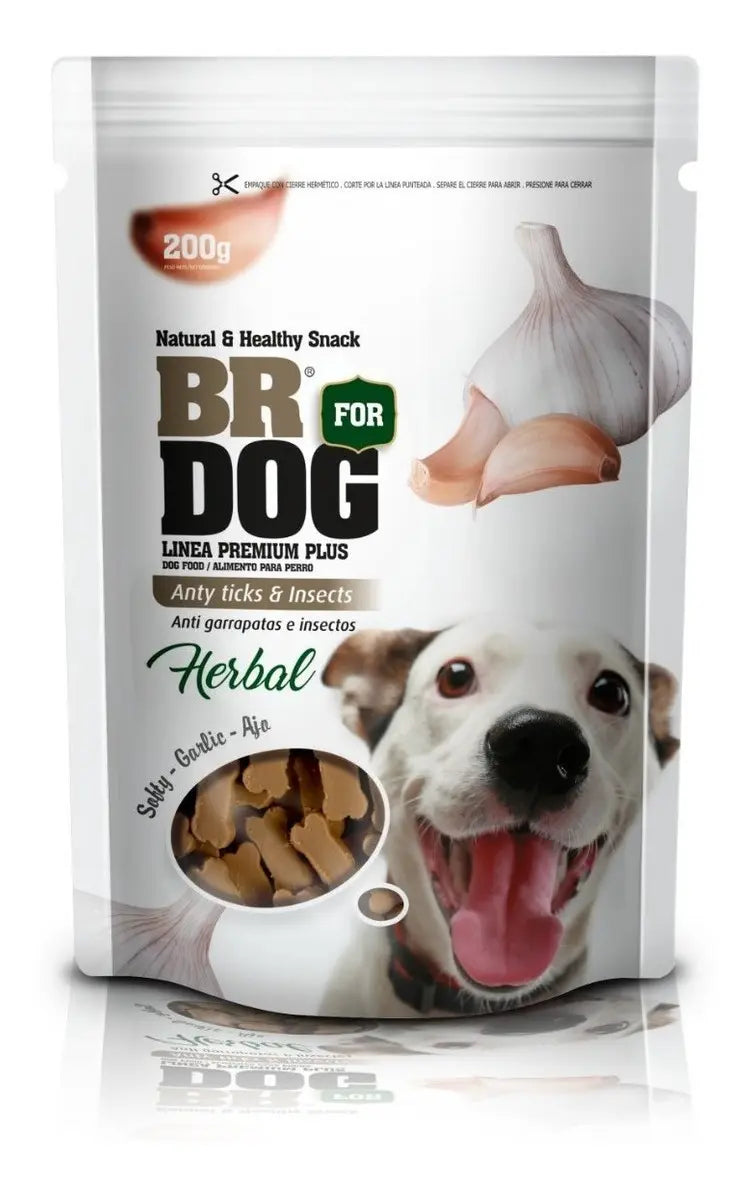 Br For Dog Herbal Garlic | Snack Perro Control Insectos 200g
