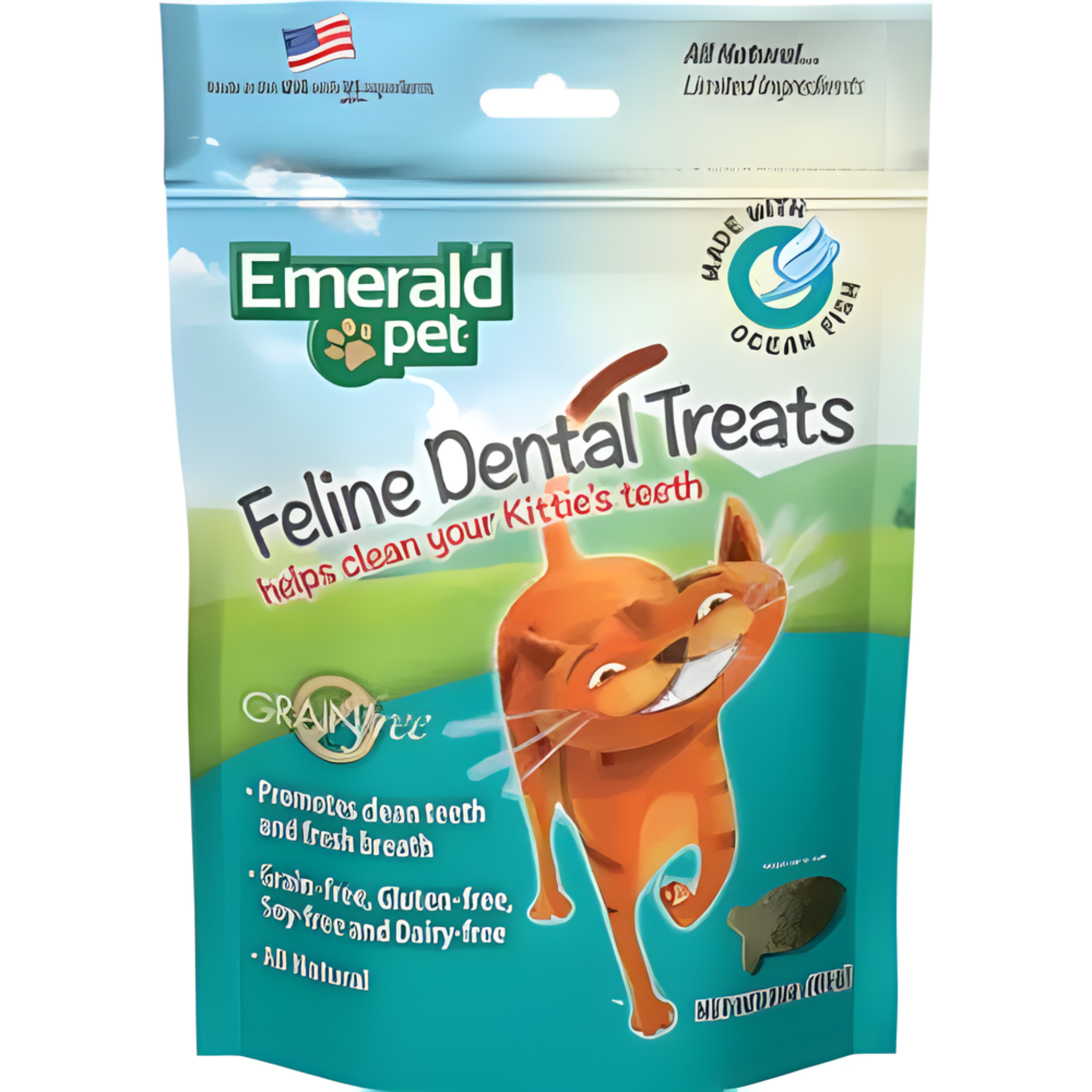 Emerald Pet - Cat Snack Dental Pescado Oceánico