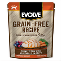 Evolve - Cat Pouche Grain Free Pavo Y Vegetales