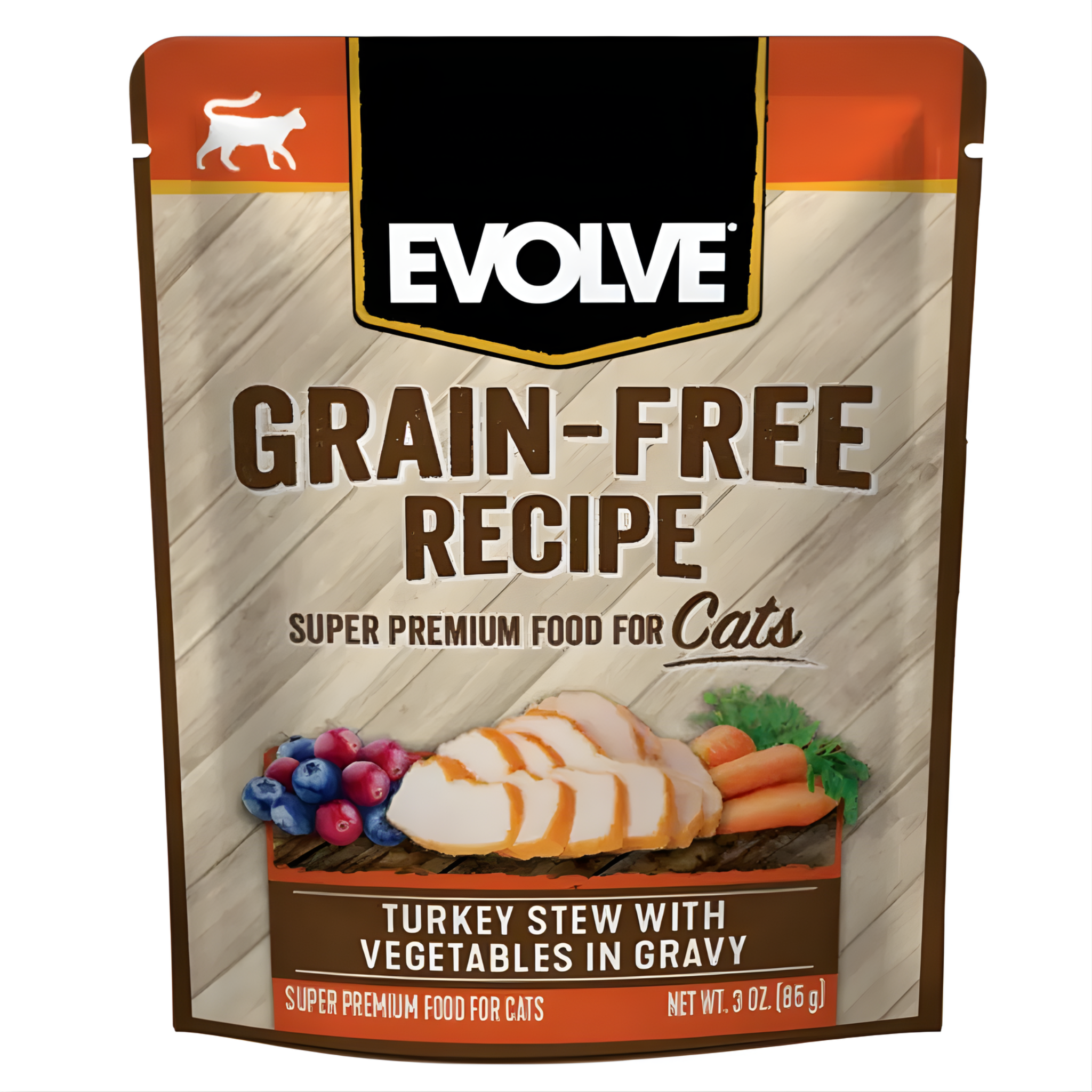 Evolve - Cat Pouche Grain Free Pavo Y Vegetales