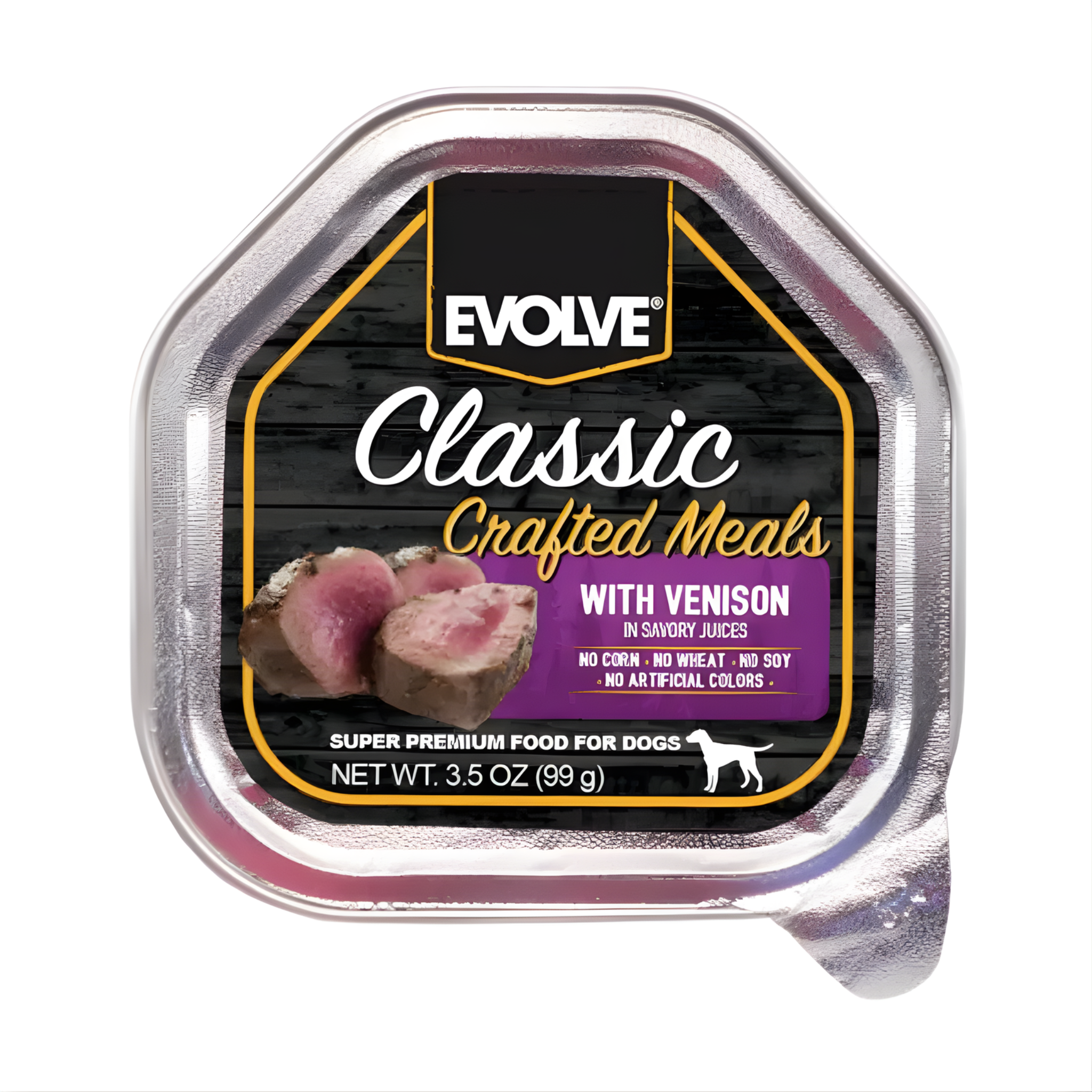 Evolve - Dog Bandeja Classic Crafted Meals Venado