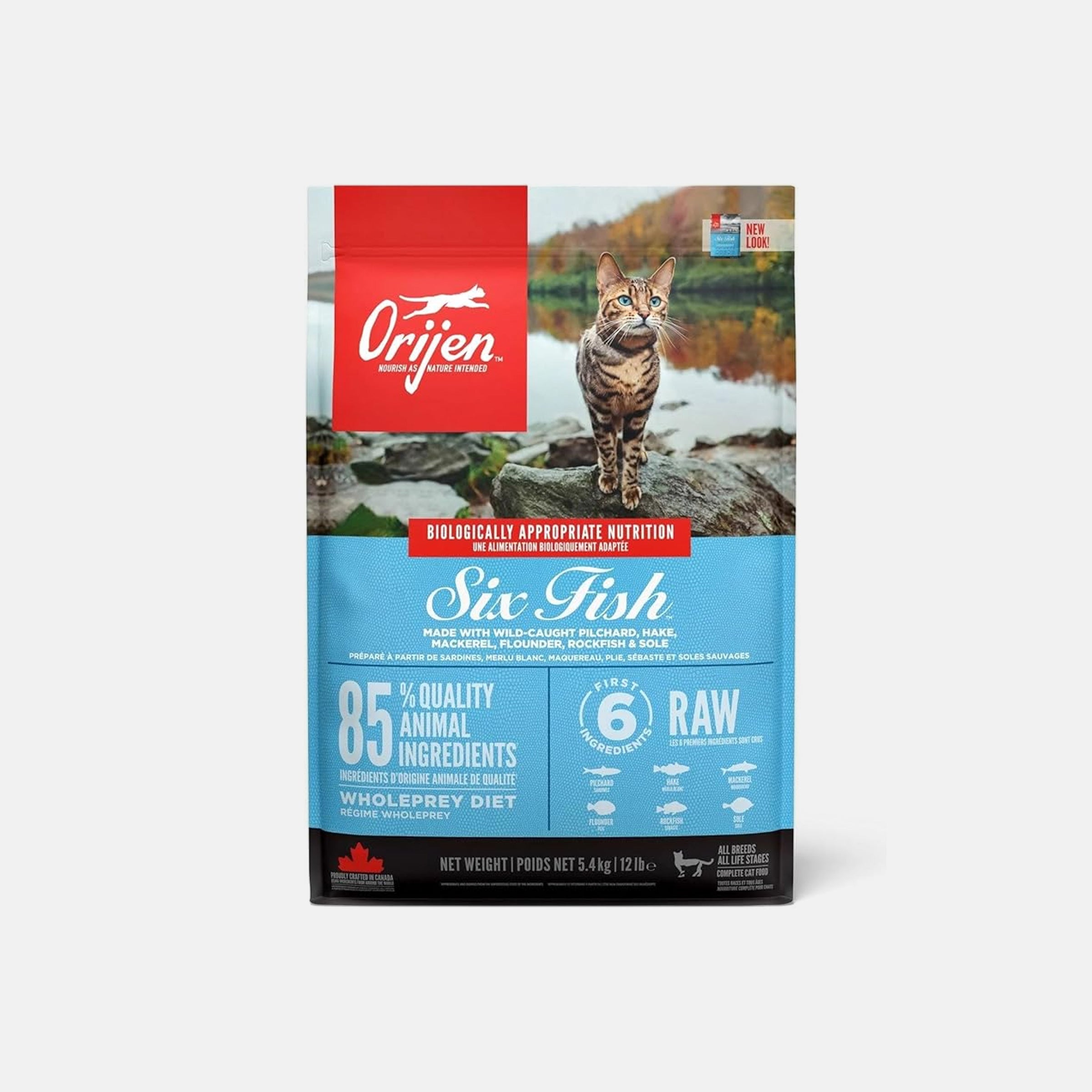 Orijen Gatos Six Fish - Concentrado Premium 5.4 Kg